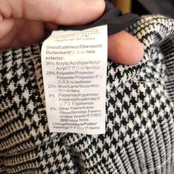 J. Crew Black and White Plaid Pants - Picture 4 of 12